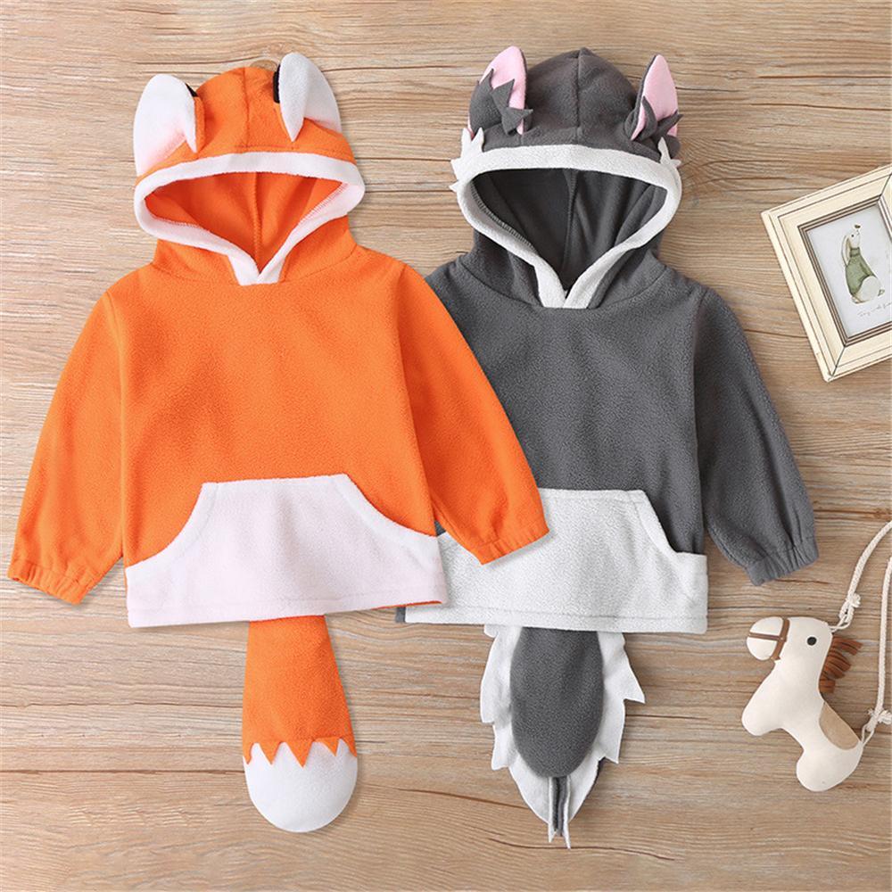 Baby Unisex Fox Pattern Long Sleeve Tops Baby Clothing Suppliers - PrettyKid