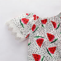 Baby Girls Fruit Printed Short Sleeve Top & Shorts Buy Baby clothing Wholesale - PrettyKid