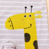 Baby Giraffe Print Striped Long Sleeve Cute Rompers - PrettyKid