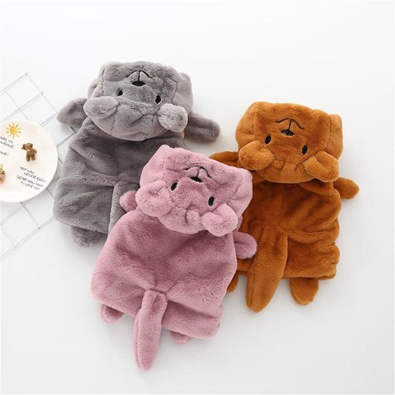 Baby 3D Cartoon Bear Hooded Zipper Outwear - PrettyKid