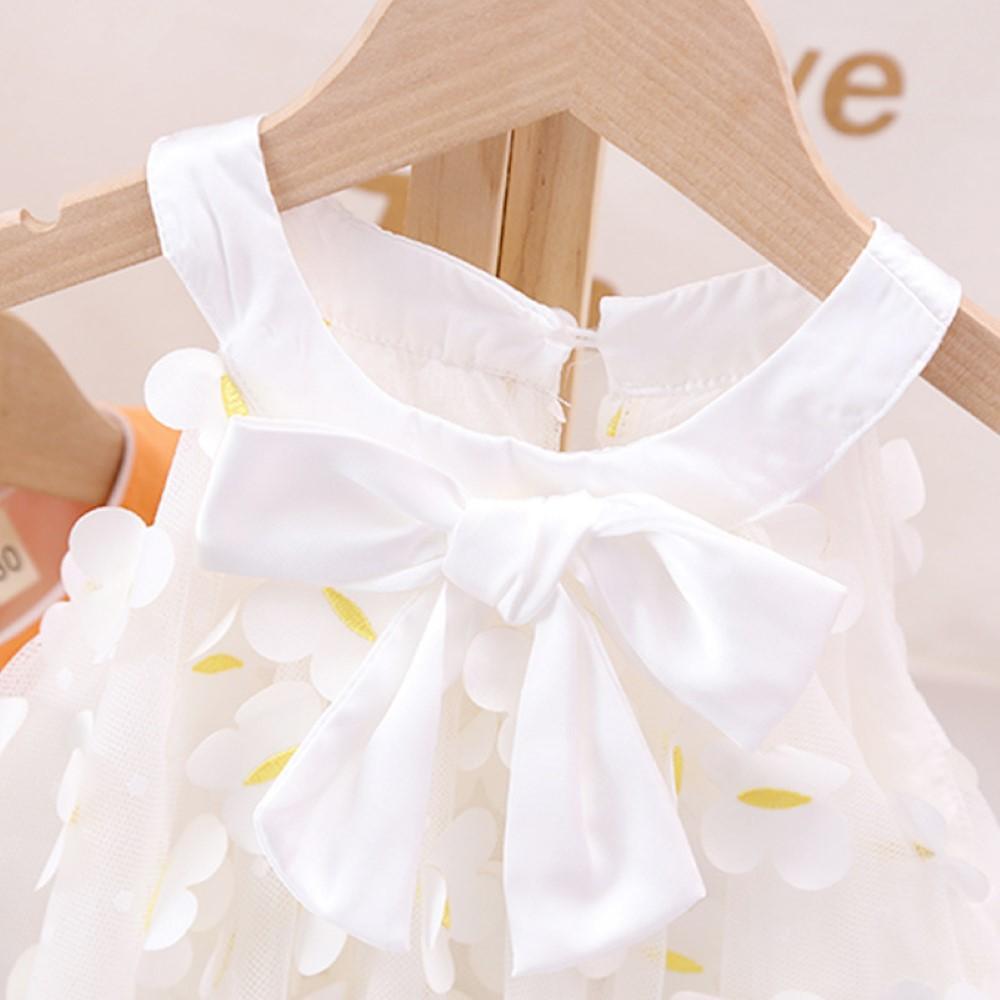 Girls Butterflys Printed Bow Dress Wholesale Girl Dresses - PrettyKid