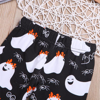 Toddler Girls Cartoon Flared Sleeve Top & Pants Girls Clothing Wholesale - PrettyKid