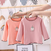 Girls Cartoon Printed Long Sleeve Top Wholesale Girl Clothing - PrettyKid