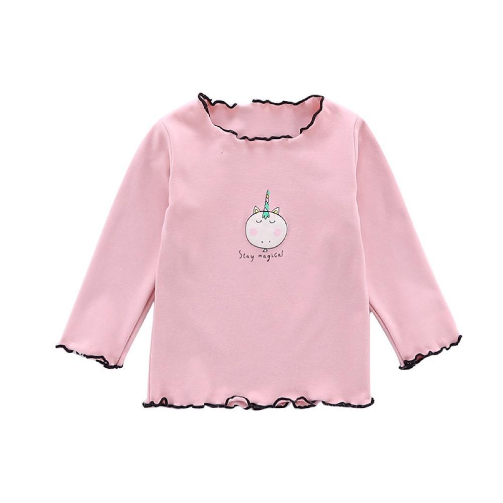 Girls Cartoon Printed Long Sleeve Top Wholesale Girl Clothing - PrettyKid