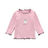 Girls Cartoon Printed Long Sleeve Top Wholesale Girl Clothing - PrettyKid