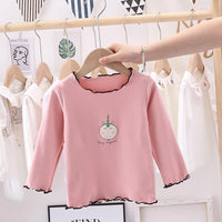 Girls Cartoon Printed Long Sleeve Top Wholesale Girl Clothing - PrettyKid