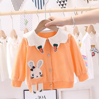 Girls Cartoon Rabbit Printed Long Sleeve Top Wholesale Clothing For Girls - PrettyKid