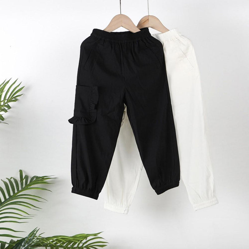 Girls Casual Solid Color Pants Girls Clothing Wholesalers - PrettyKid