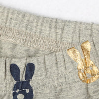 Girls Cute Rabbit Elastic Waist Pants - PrettyKid