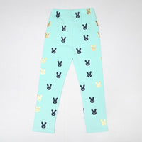 Girls Cute Rabbit Elastic Waist Pants - PrettyKid