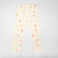 Girls Cute Rabbit Elastic Waist Pants - PrettyKid