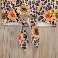 Girls Long Sleeve Floral Tops&Flare Pants Baby Girl Wholesale Boutique - PrettyKid