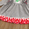 Girls Long Sleeve Printed Snowman Dress Wholesale Girl Boutique Clothing - PrettyKid