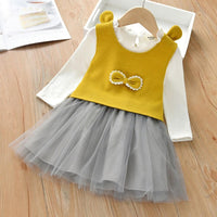 Girls Long Sleeve Top & Dress Wholesale Little Girl Dresses - PrettyKid
