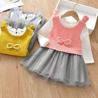 Girls Long Sleeve Top & Dress Wholesale Little Girl Dresses - PrettyKid