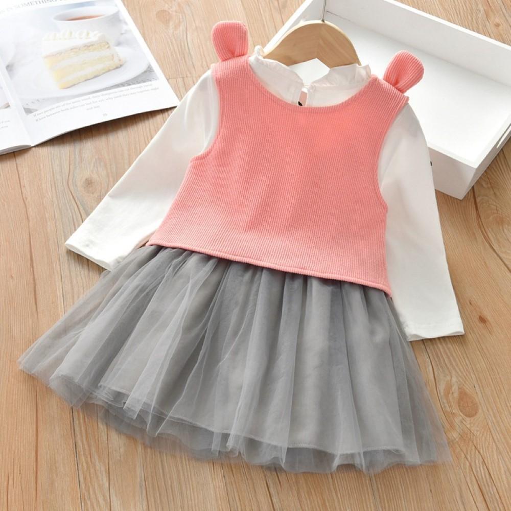 Girls Long Sleeve Top & Dress Wholesale Little Girl Dresses - PrettyKid