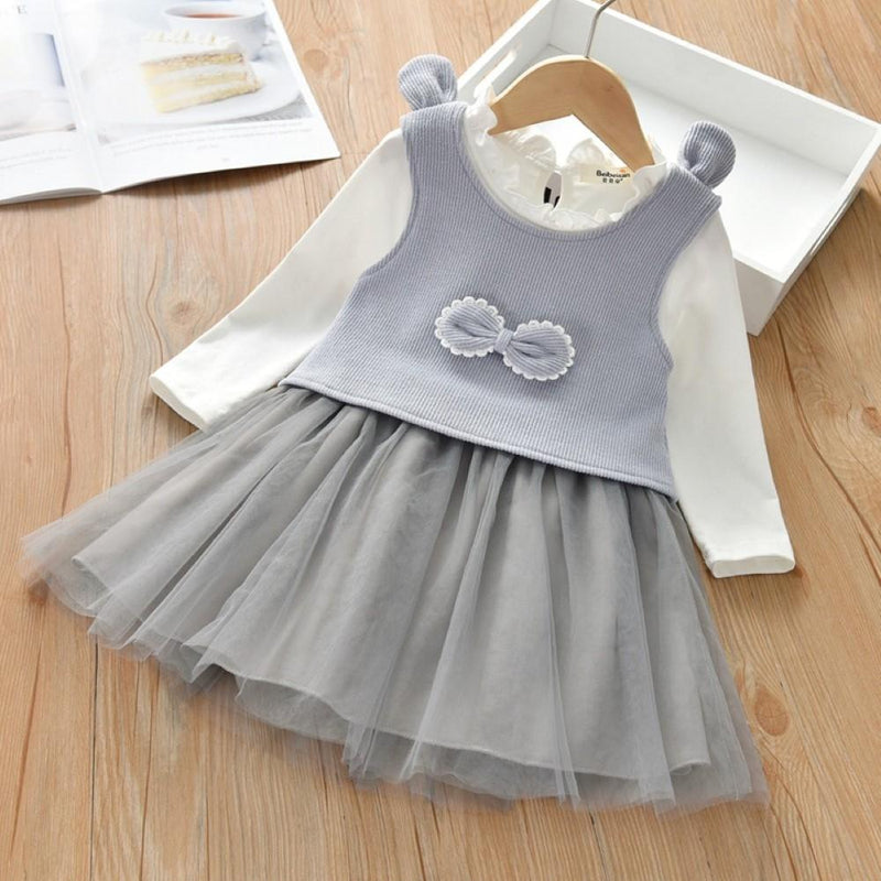 Girls Long Sleeve Top & Dress Wholesale Little Girl Dresses - PrettyKid
