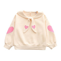 Girls Love Printed Cute Long Sleeve T-Shirt Girls Clothing Wholesale - PrettyKid