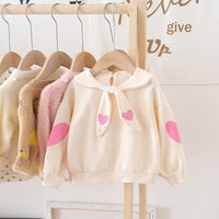 Girls Love Printed Cute Long Sleeve T-Shirt Girls Clothing Wholesale - PrettyKid