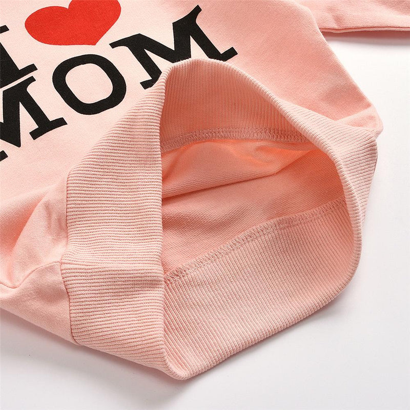 Toddler Girls Love Printed Long Sleeve Top & Pants Wholesale Girls - PrettyKid