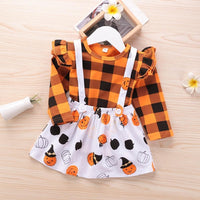 Girls Plaid Long Sleeve Top & Dress Girls Clothing Wholesalers - PrettyKid