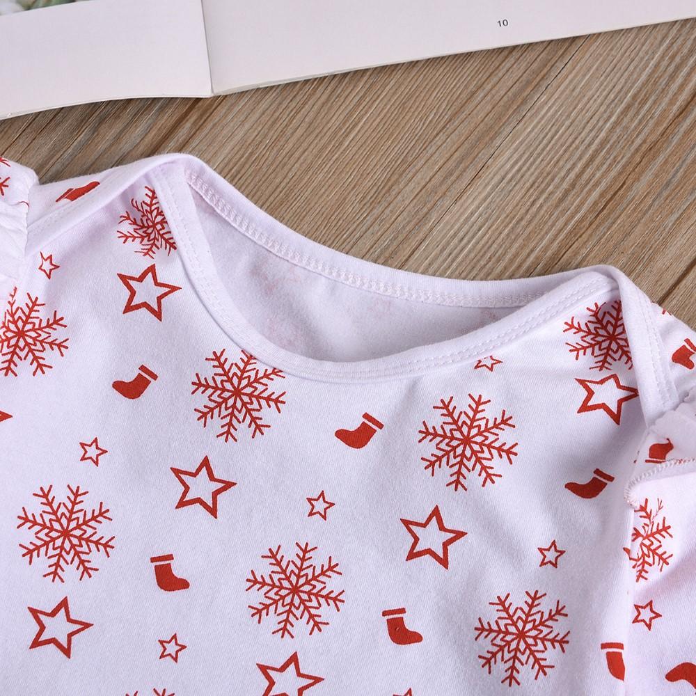 Girls Snowflake Long Sleeve Romper & Gress & Headband Wholesale Girl Clothing - PrettyKid
