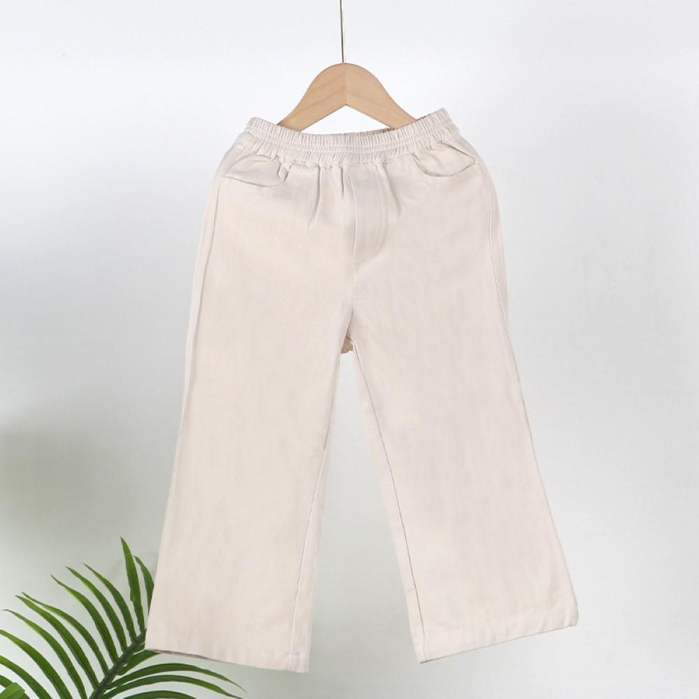 Girls Solid Color Casual Pants Baby Girl Wholesale - PrettyKid