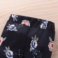 Girls Solid Color Dress & Pants & Headband Girls Clothes Wholesale - PrettyKid