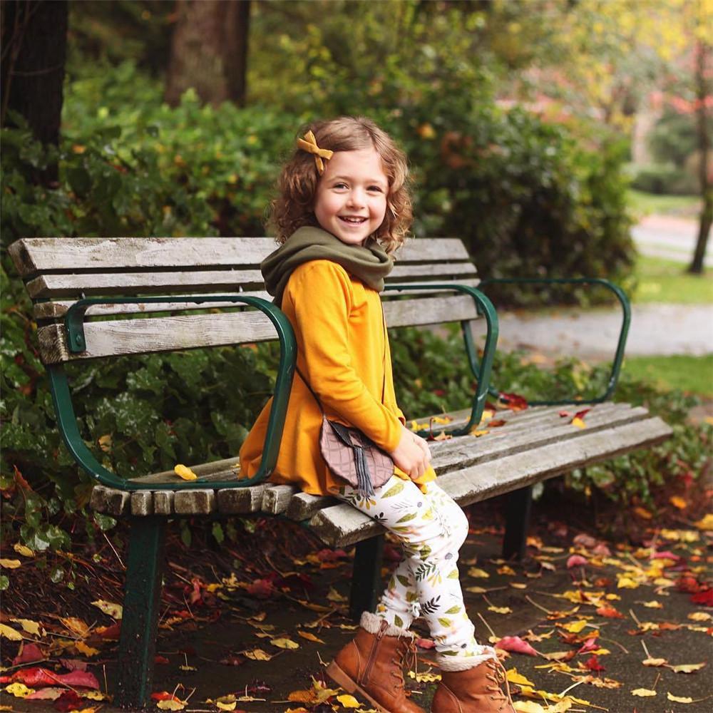 Girls Solid Round Neck Tops&Floral Pants Girls Clothing Wholesalers - PrettyKid