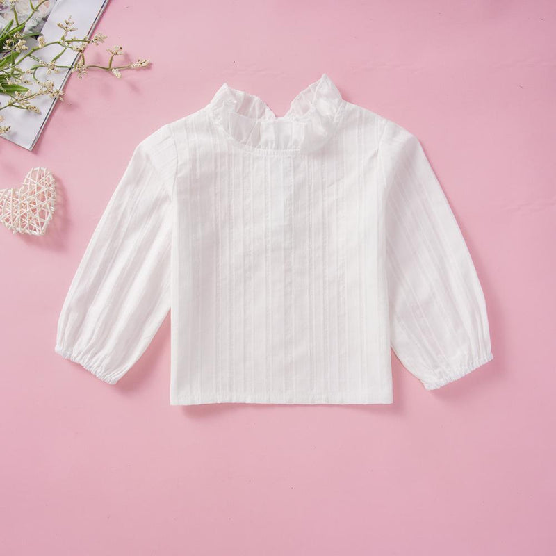 Girls Solid Tops&Printed Dots Pants Girl Boutique Clothing Wholesale - PrettyKid