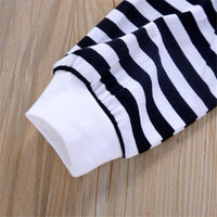 Toddler Girls Striped Long Sleeve T-shirt Girls Wholesale Clothes - PrettyKid