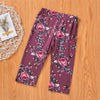 Baby Girls Grandma's Girls Romper & Floral Printed Pants & Hat Baby Clothes Vendors - PrettyKid
