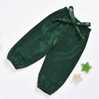 Girls Green Zipper Beaded Long Sleeve Jacket & Pants Wholesale Girl - PrettyKid