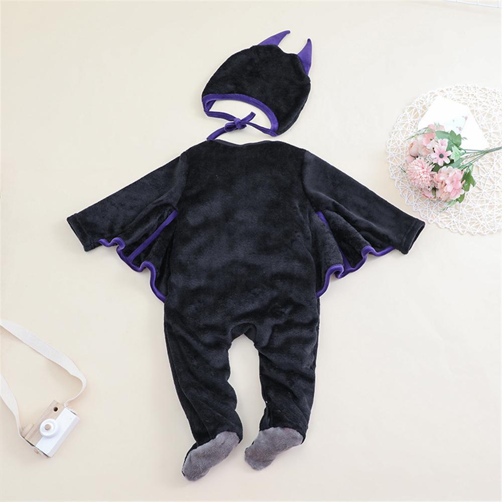 Baby Boys Halloween Bat Romper & Hat Baby Romper Wholesale - PrettyKid
