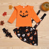 Girls Halloween Cartoon Top & Suspender Skirt & Headband Girls Wholesale - PrettyKid