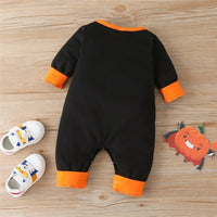 Baby Boys Halloween Demon Printed Romper Baby Wholesale Suppliers - PrettyKid