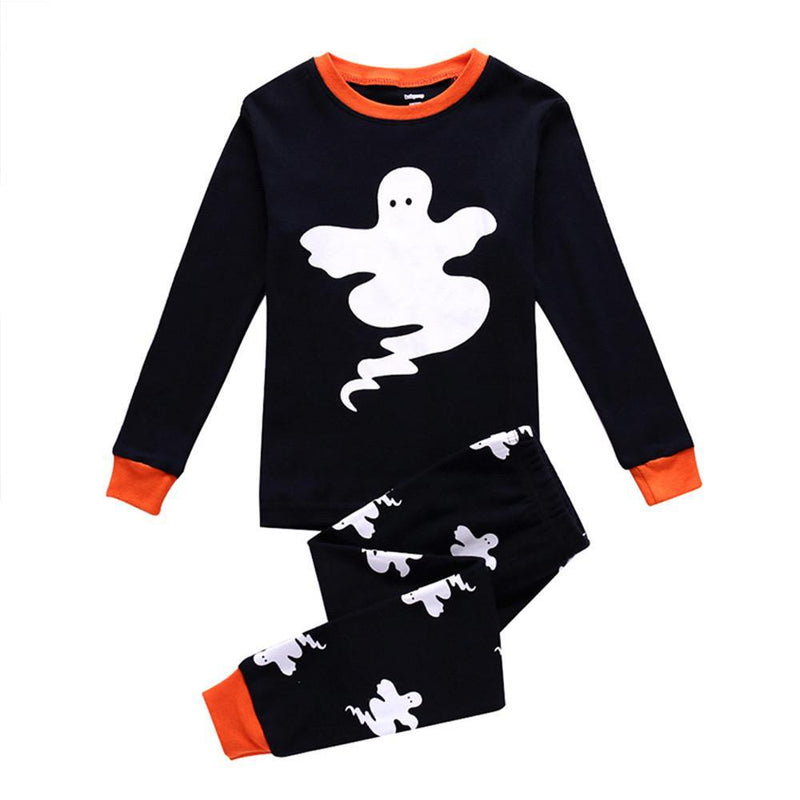 Boys Halloween Long-sleeved Printed Tops & Pants - PrettyKid