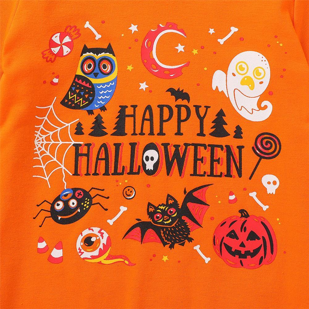 Baby Halloween Printed Hooded Cute Romper Baby Wholesale Clothes - PrettyKid