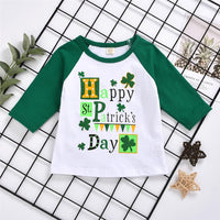 Baby Girls Happy Letter Printed Long Sleeve T-shirt Baby Clothes Wholesale Supplier - PrettyKid