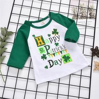 Baby Girls Happy Letter Printed Long Sleeve T-shirt Baby Clothes Wholesale Supplier - PrettyKid