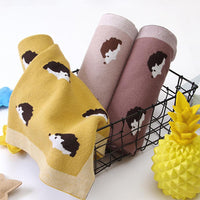 Baby Hedgehog Cartoon Knitted Baby Blankets Wholesalers - PrettyKid