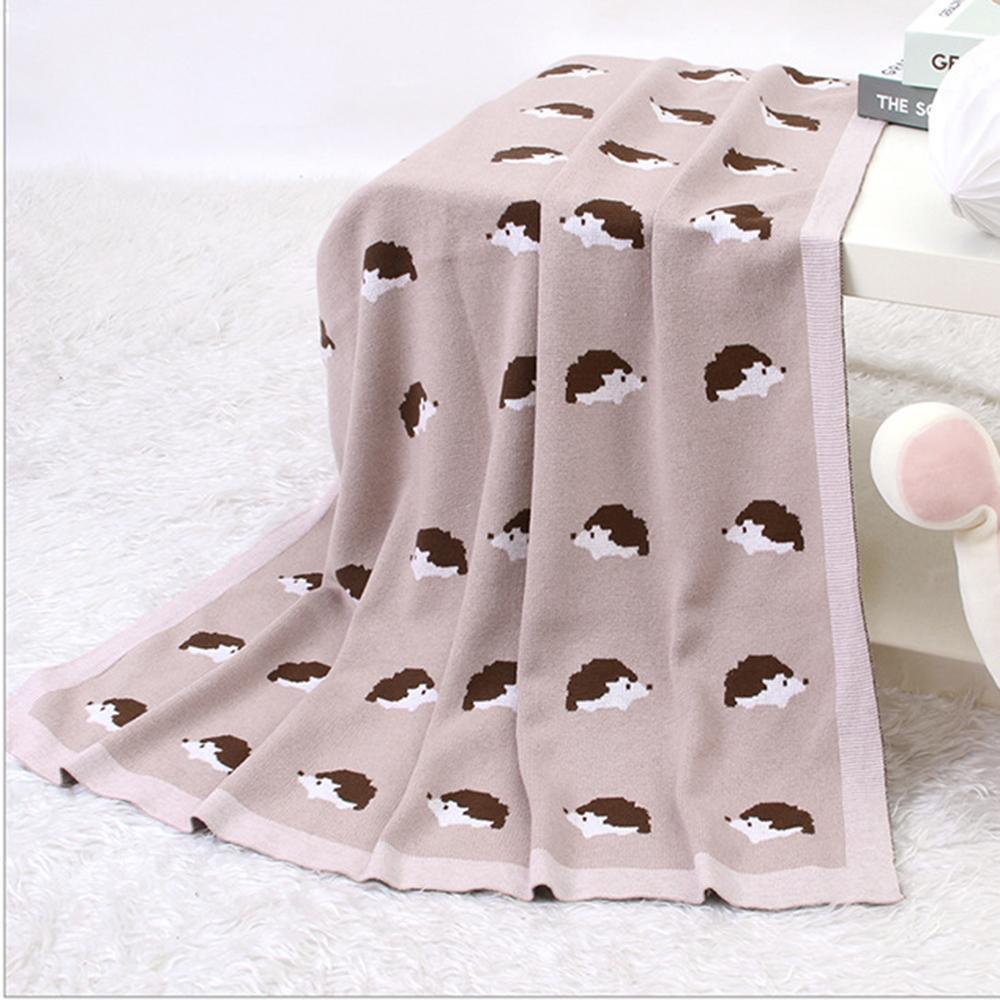 Baby Hedgehog Cartoon Knitted Baby Blankets Wholesalers - PrettyKid