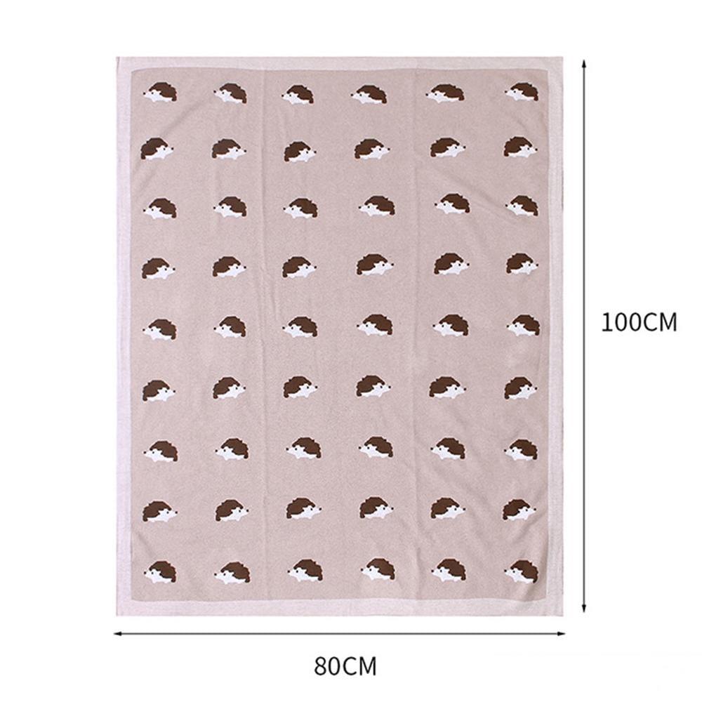 Baby Hedgehog Cartoon Knitted Baby Blankets Wholesalers - PrettyKid