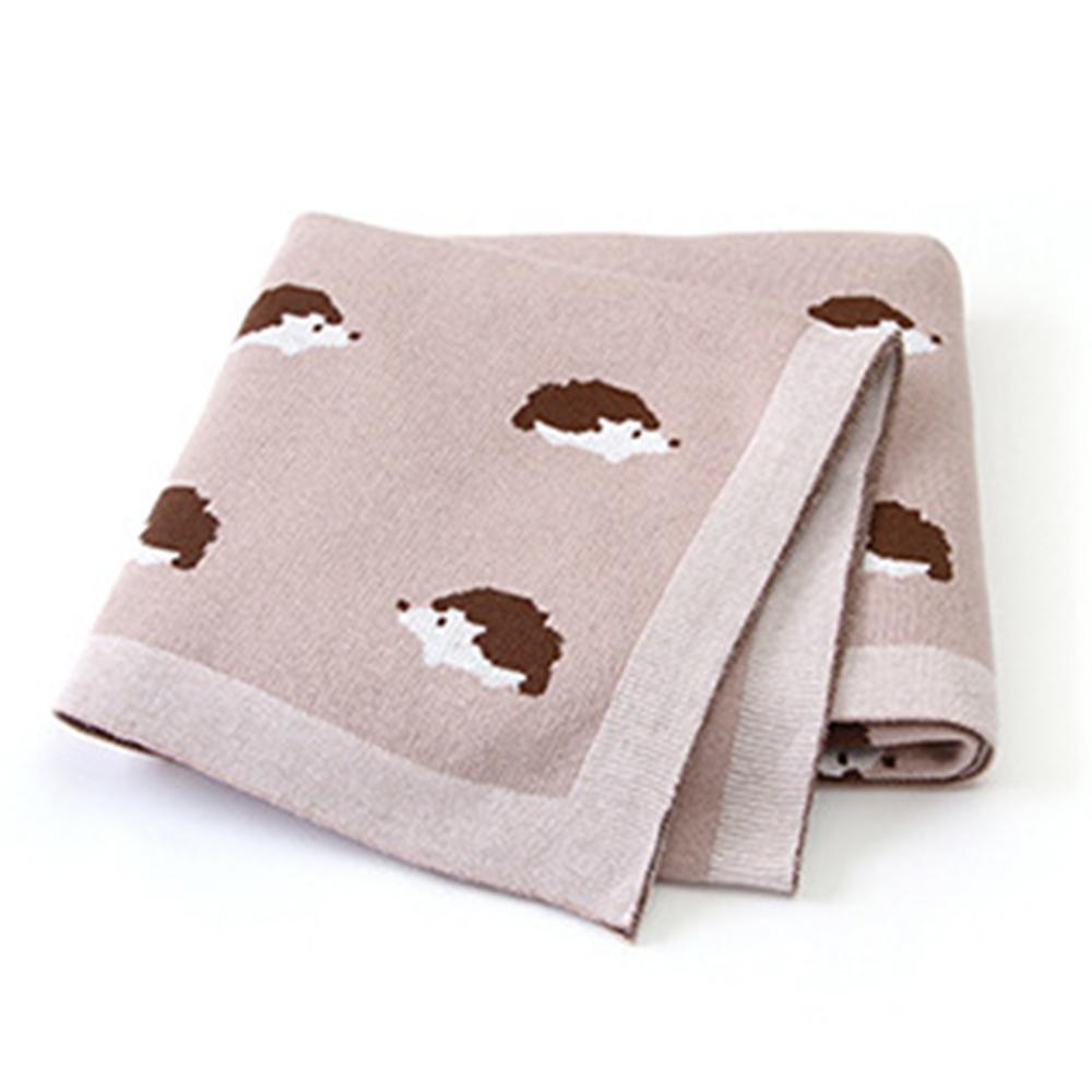 Baby Hedgehog Cartoon Knitted Baby Blankets Wholesalers - PrettyKid