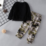 Unisex Hero Of The Day Camo Printed Tracksuit Trendy Kids Wholesale Clothing - PrettyKid