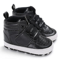 Baby Boys High Top Breathable Magic Tape Sneakers Wholesale Kid Shoes - PrettyKid