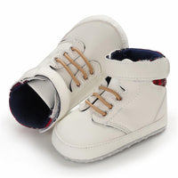 Baby Boys High Top Plaid Magic Tape Sneakers Wholesale Toddler Shoes - PrettyKid