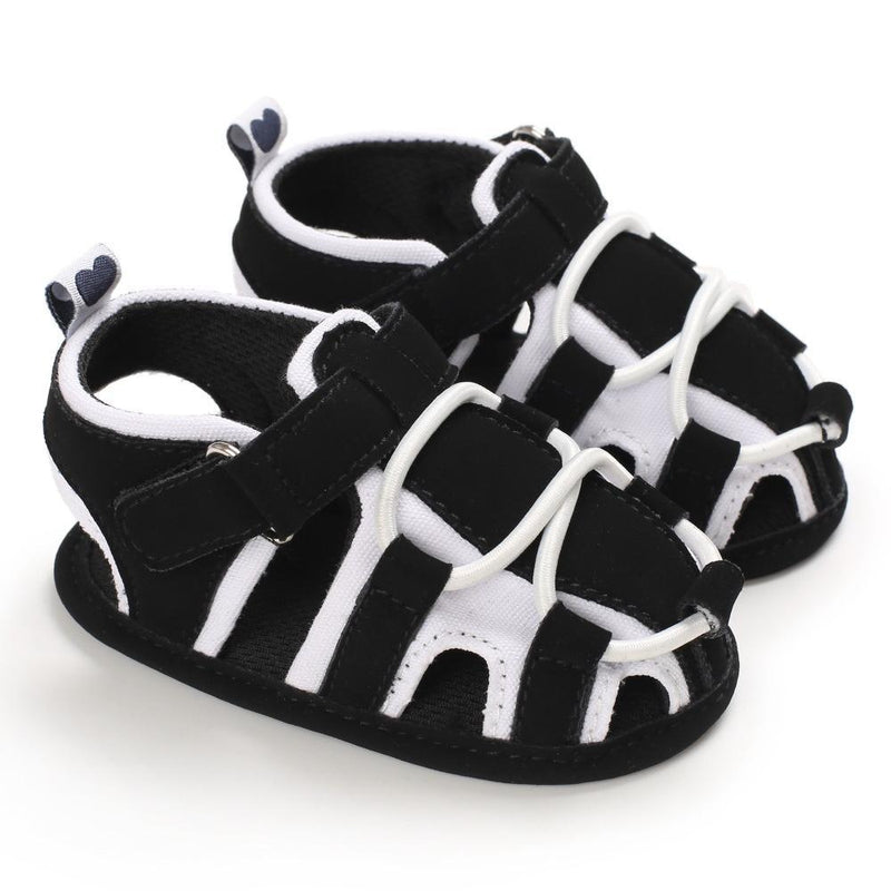 Baby Hollow Out Magic Tape Non Slip Sandals Wholesale Baby Shoes Suppliers - PrettyKid