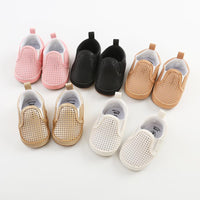 Unisex Hollow Out Slip-on Soft Solid Flats Baby Shoes Wholesale - PrettyKid