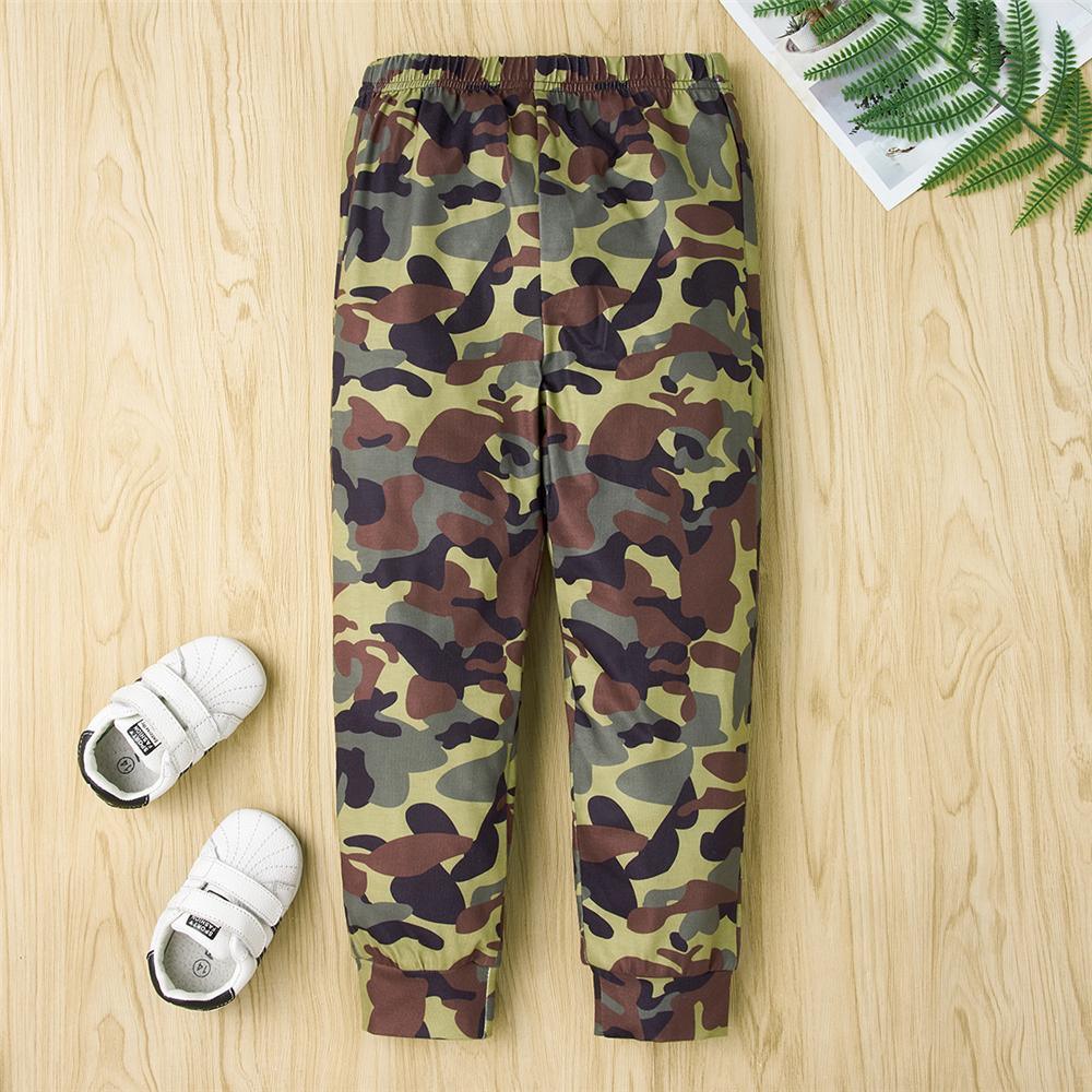 Boys Hooded Bear Long Sleeve Camo Tracksuit Wholesale Childrens Clothing - PrettyKid